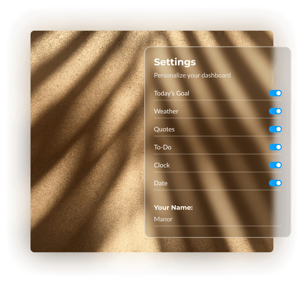 Dashboard Screenshot
