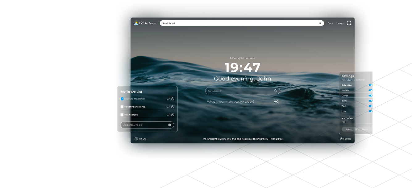 Lotus Dashboard Screenshot
